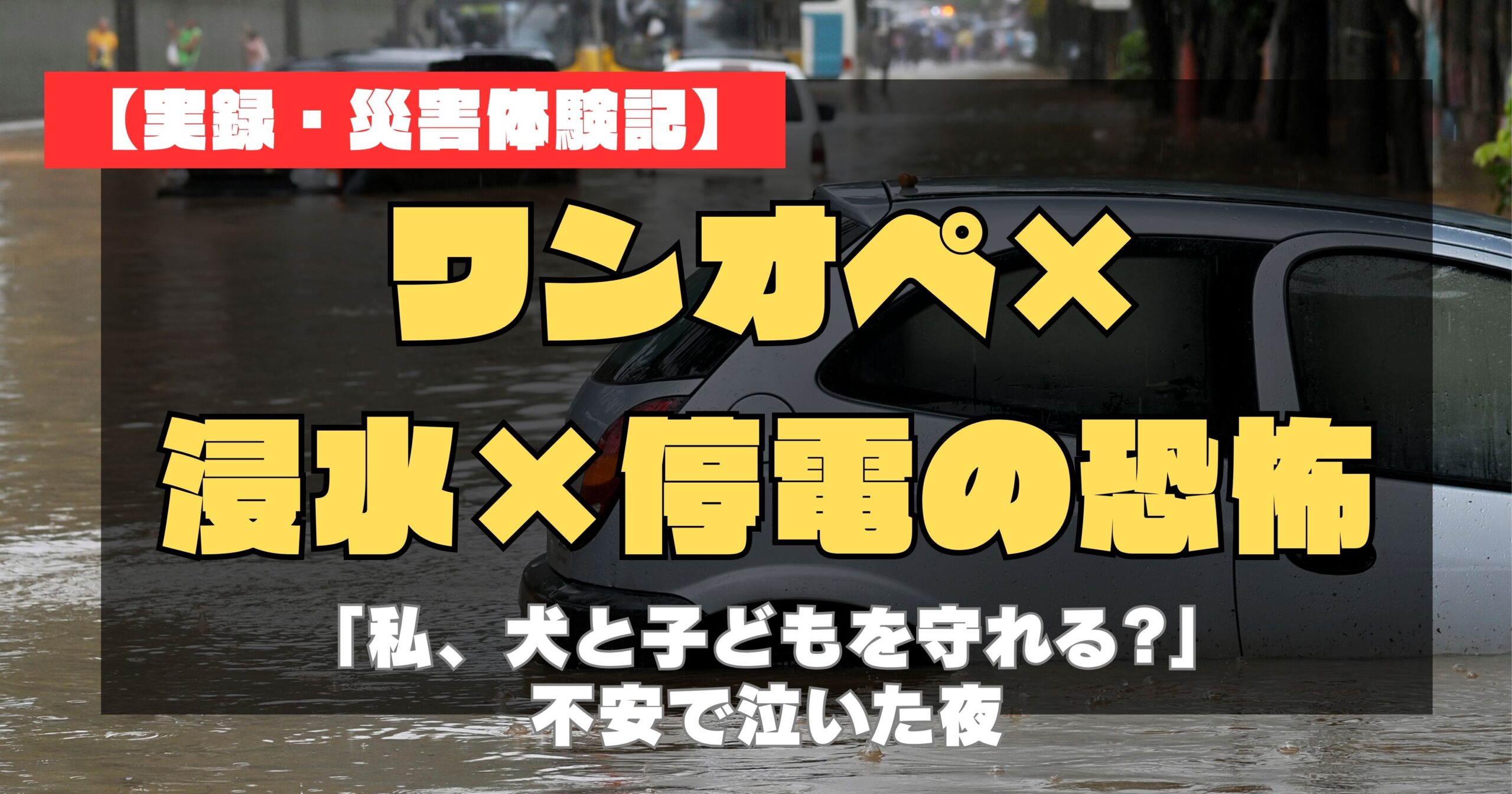 【ワンオペ×大雨被害】命綱だったアイテム＆買い足した防災グッズ（リアル体験記②）
